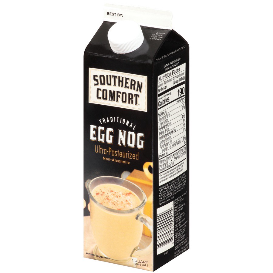 slide 3 of 8, Southern Comfort Ultrapasteurized Traditional Egg Nog, 32 fl oz