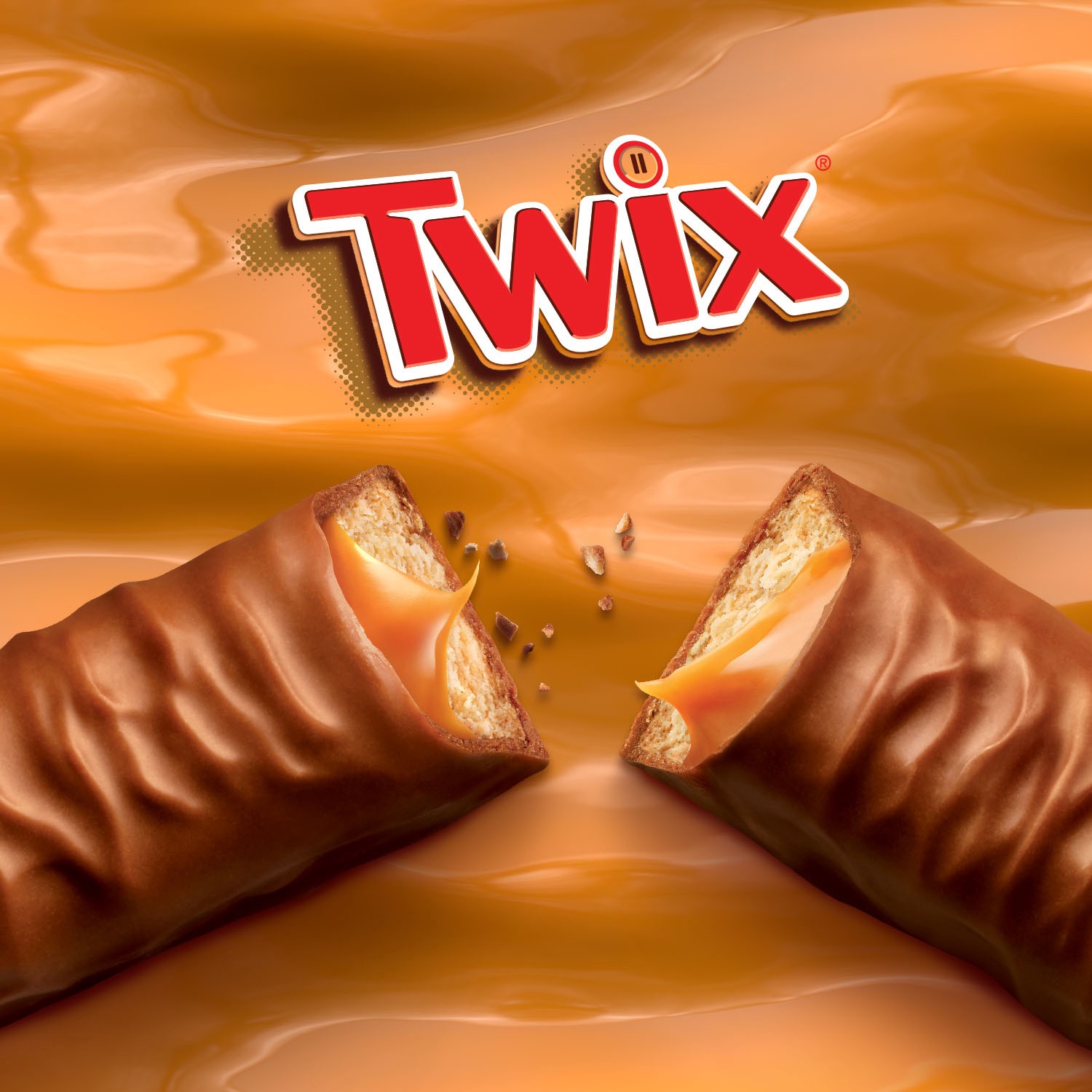 slide 2 of 8, TWIX Caramel Cookie Chocolate Share Size Bulk Candy Bars (24 ct.), 72.48 oz