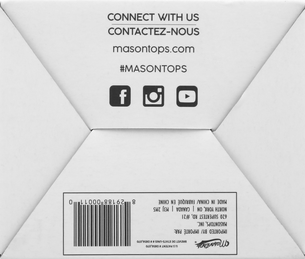 slide 9 of 9, Masontops Tough Top Durable Multi-Use Lids 4 ea, 4 ct