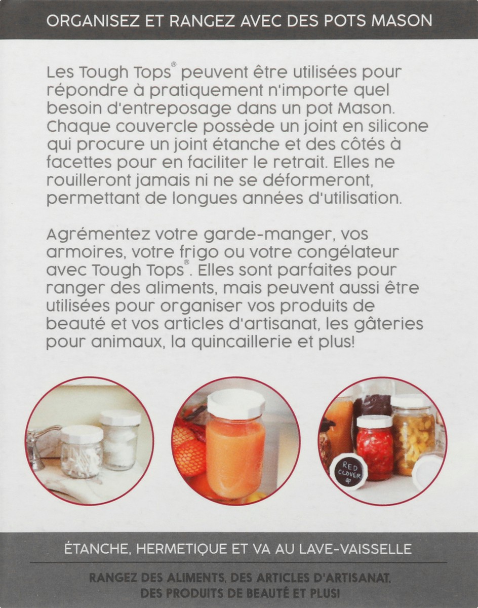 slide 2 of 9, Masontops Tough Top Durable Multi-Use Lids 4 ea, 4 ct