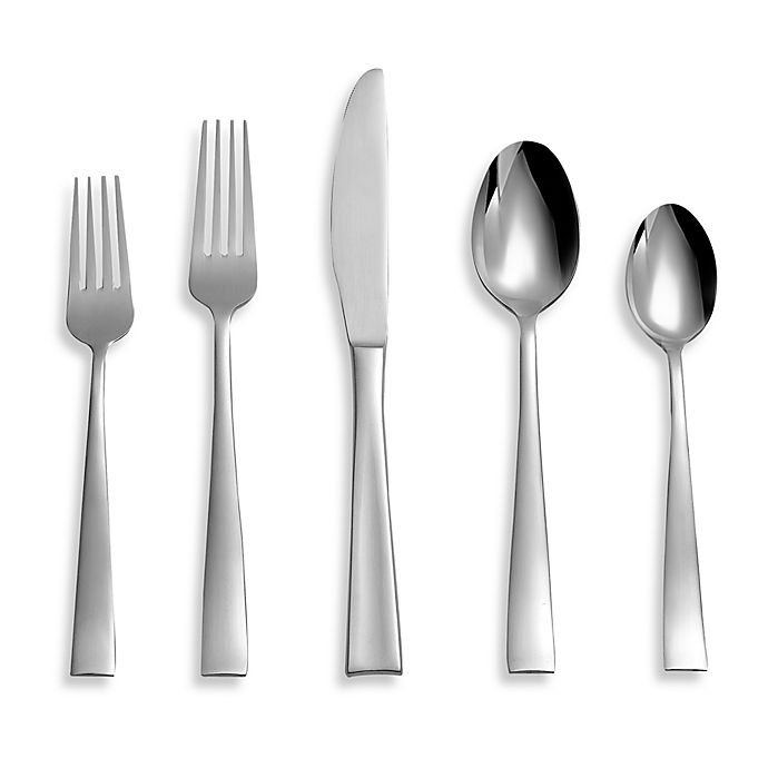 slide 1 of 1, Cambridge Arden Satin Flatware Set, 20 ct