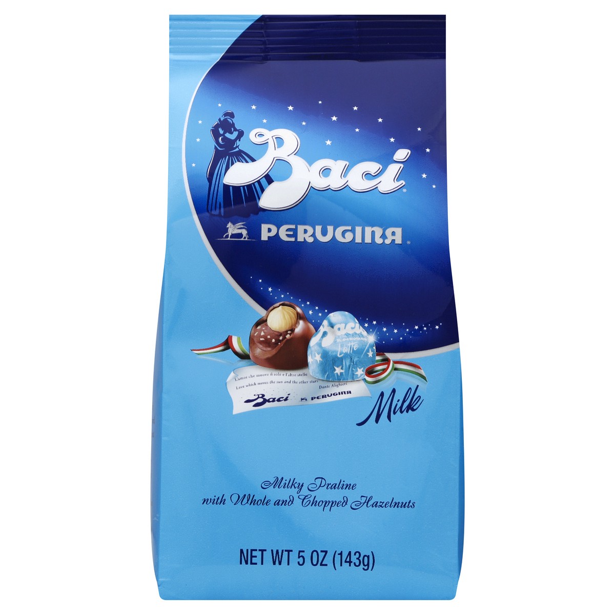 slide 3 of 7, Baci Milk Choc Bag, 5 oz