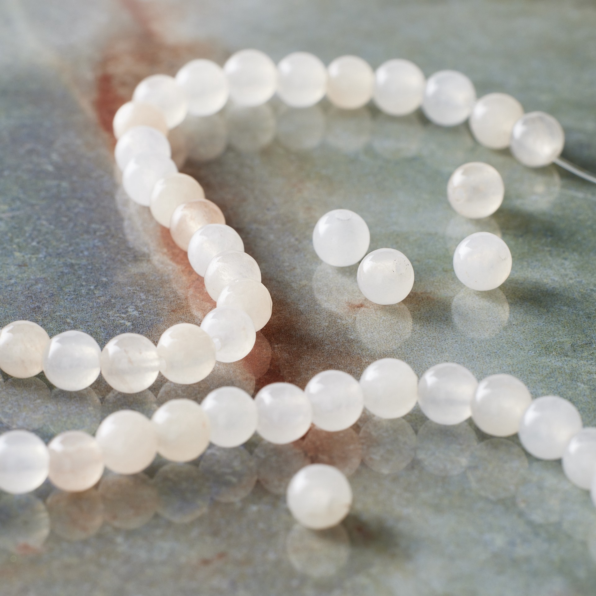 slide 3 of 3, Rainbow Reconstituted Hematite Tube Beads, 4mm By Bead Landing, 4 mm