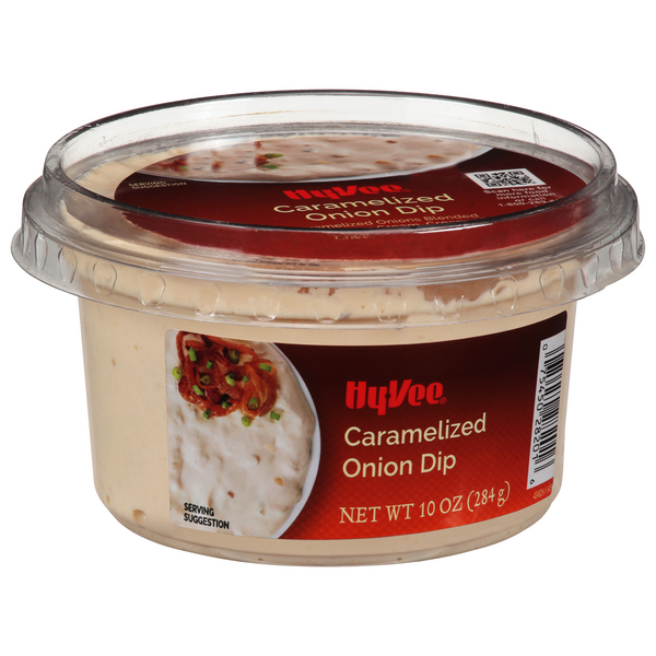 slide 1 of 1, Hy-Vee Caramelized Onion Dip, 10 oz