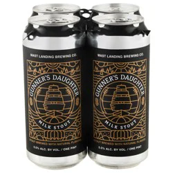 Mast Landing Brewing Co. Gunner's Daughter Milk Stout 4 - 1 pt Cans