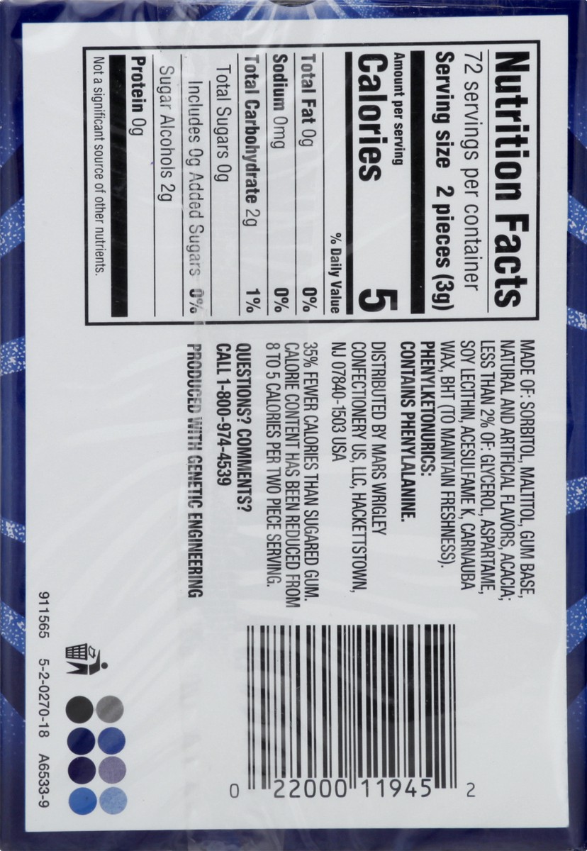 slide 2 of 9, Eclipse Sugar Free Winterfrost Gum 8 ea, 8 ct