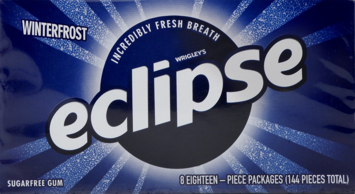 slide 5 of 9, Eclipse Sugar Free Winterfrost Gum 8 ea, 8 ct