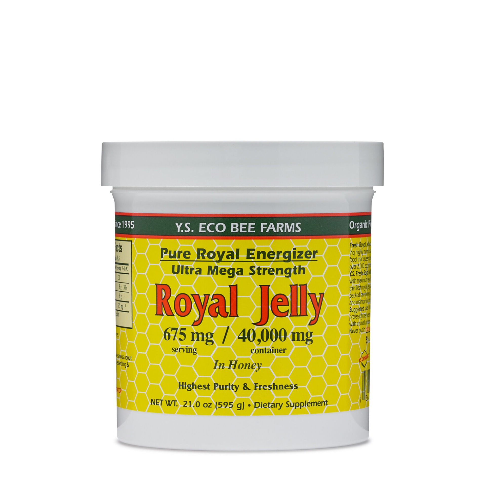 slide 1 of 1, Y.S. Organic Bee Farms Royal Jelly In Honey, 21 oz