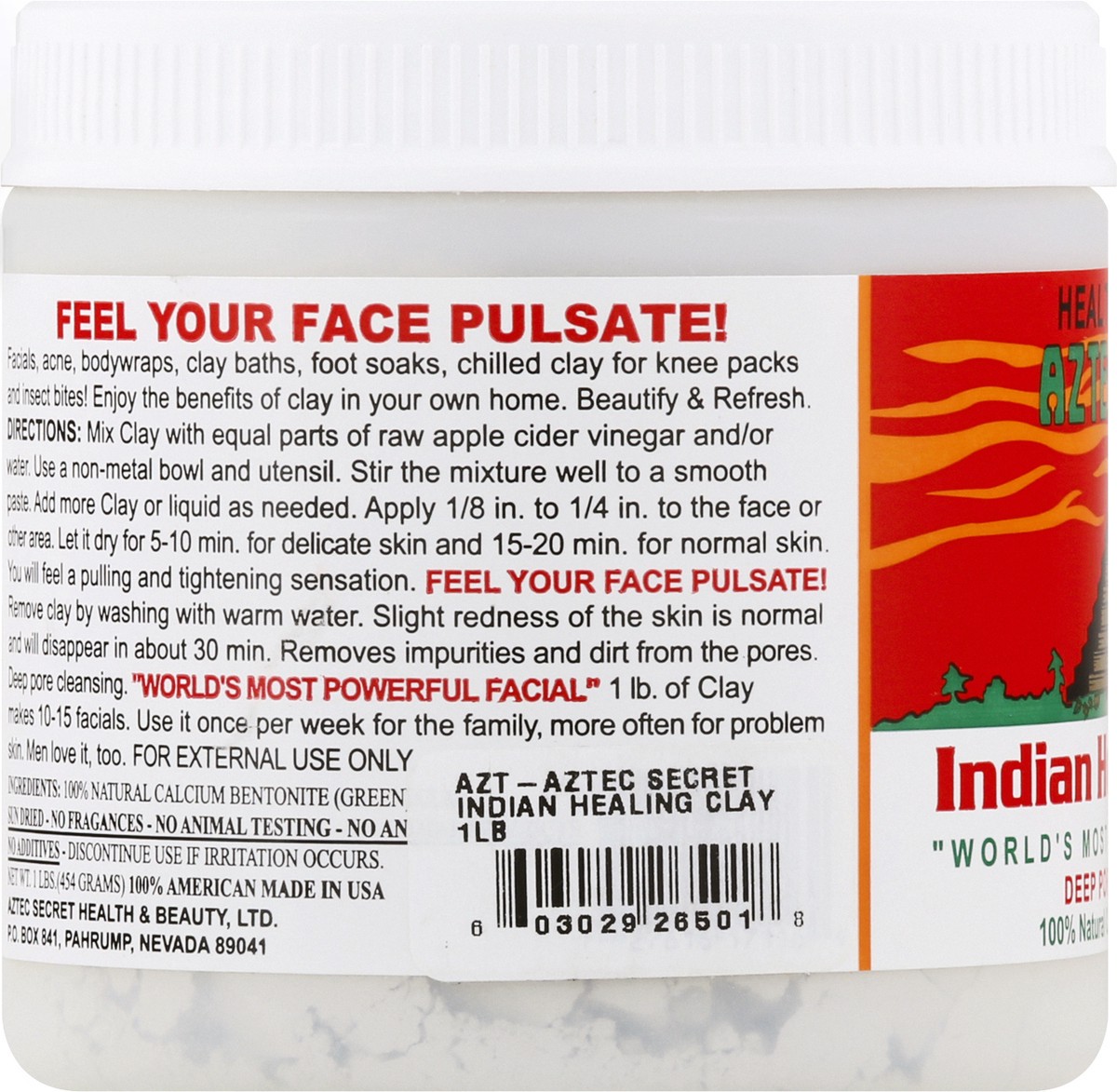 slide 3 of 9, Aztec Secret Deep Pore Cleansing Indian Healing Clay 1 lb, 1 lb