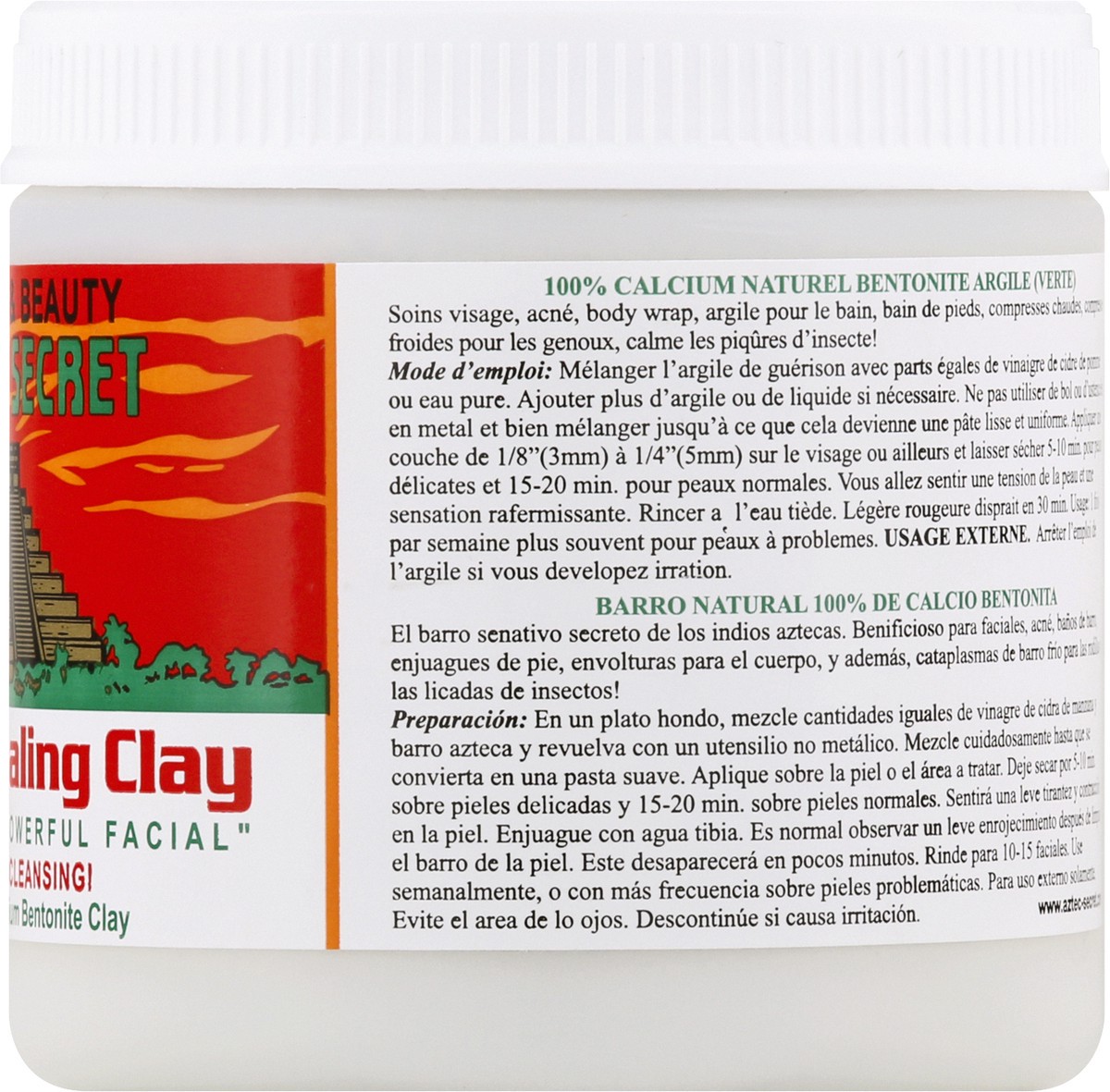 slide 7 of 9, Aztec Secret Deep Pore Cleansing Indian Healing Clay 1 lb, 1 lb