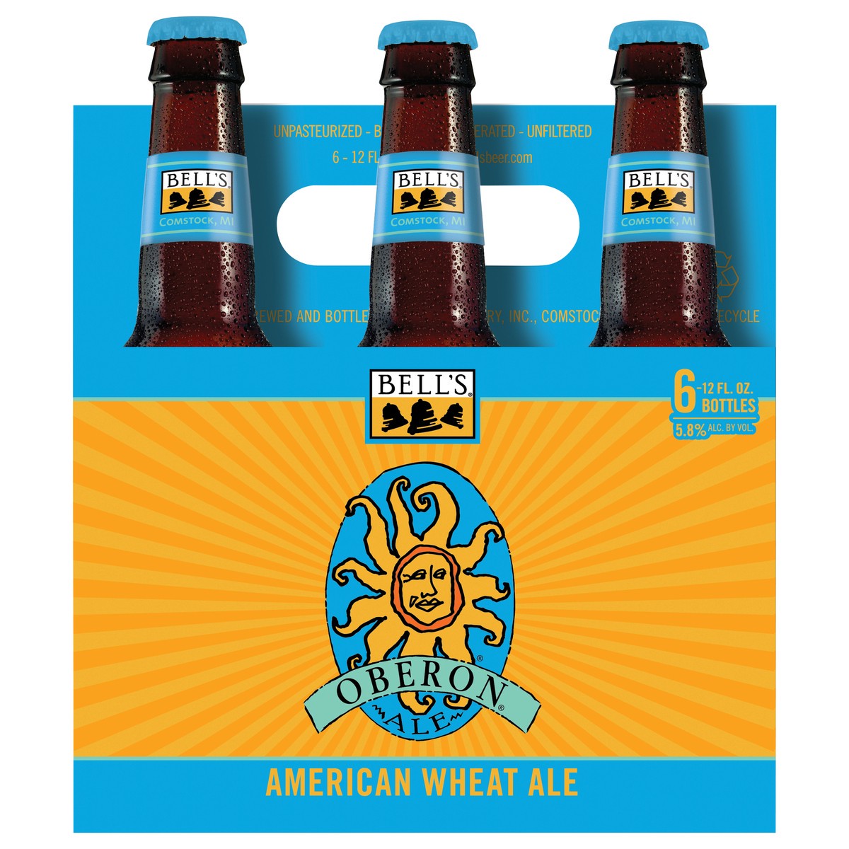 slide 1 of 4, Bell's Beer, American Wheat Ale, 6 ct; 12 fl oz
