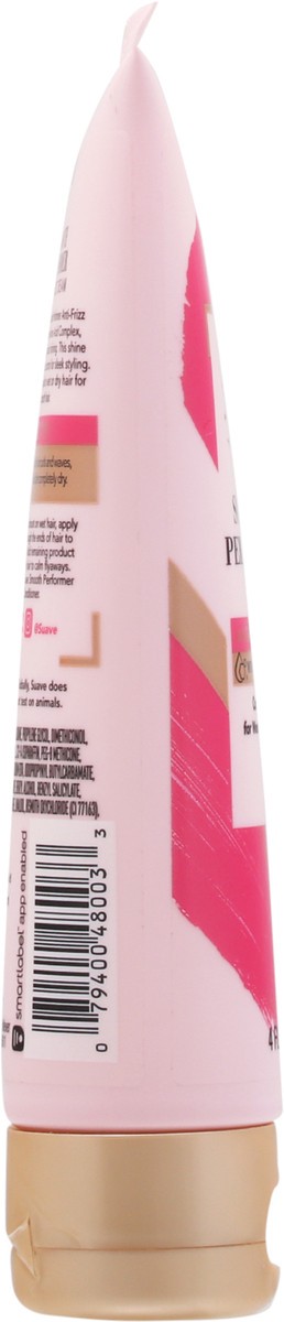 slide 2 of 9, Suave Pink Smooth Performer Anti Frizz Styling Cream Smoothing Cream, 4 oz, 4 oz