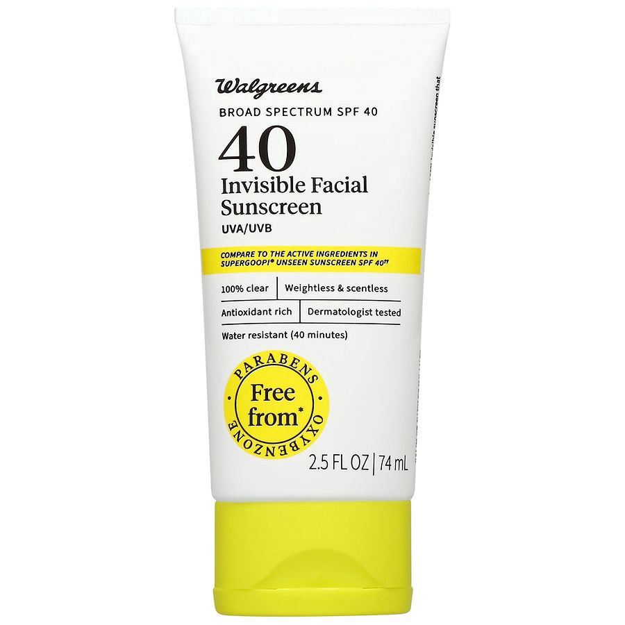 slide 1 of 3, Walgreens Super Invisible SPF 40, 2.5 fl oz