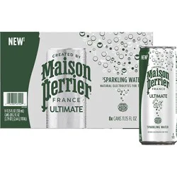 Maison Perrier Ultimate Sparkling Water, 11.15 FL OZ Cans, 8 Count, 3 Pack