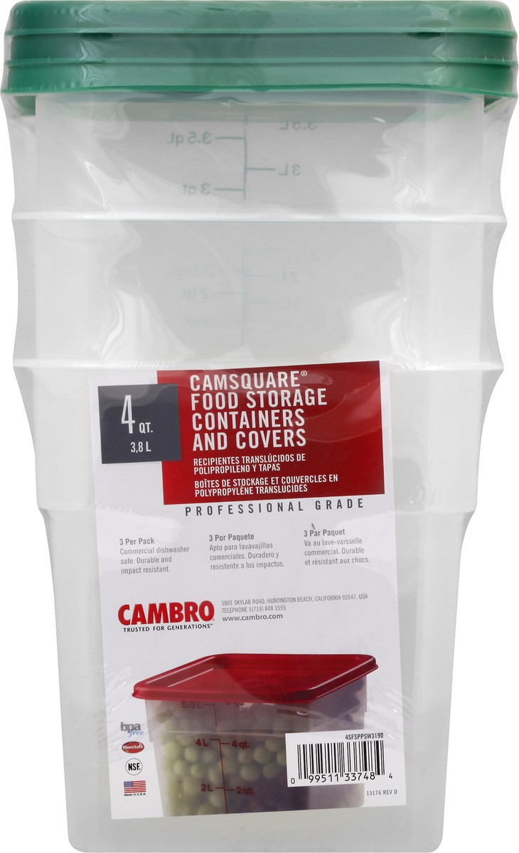 slide 3 of 11, Cambro 4 Quart Food Storage 1 ea, 1 ct