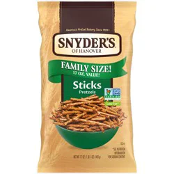Snyder's of Hanover Pretzel Sticks, 17 Oz