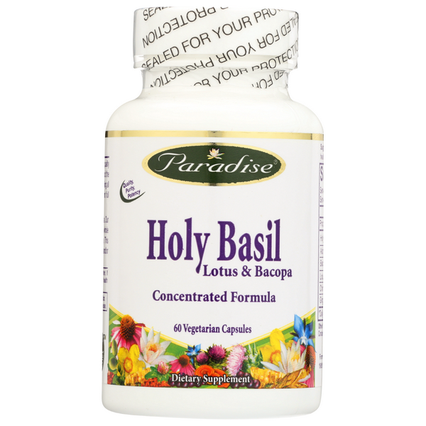 slide 1 of 1, Paradise Herbs Holy Basil Lotus & Bacopa, 60 ct