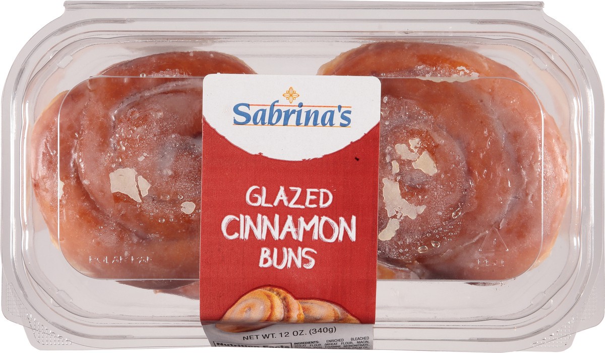 slide 3 of 14, Sabrina's Glazed Cinnamon Buns 12 oz, 12 oz