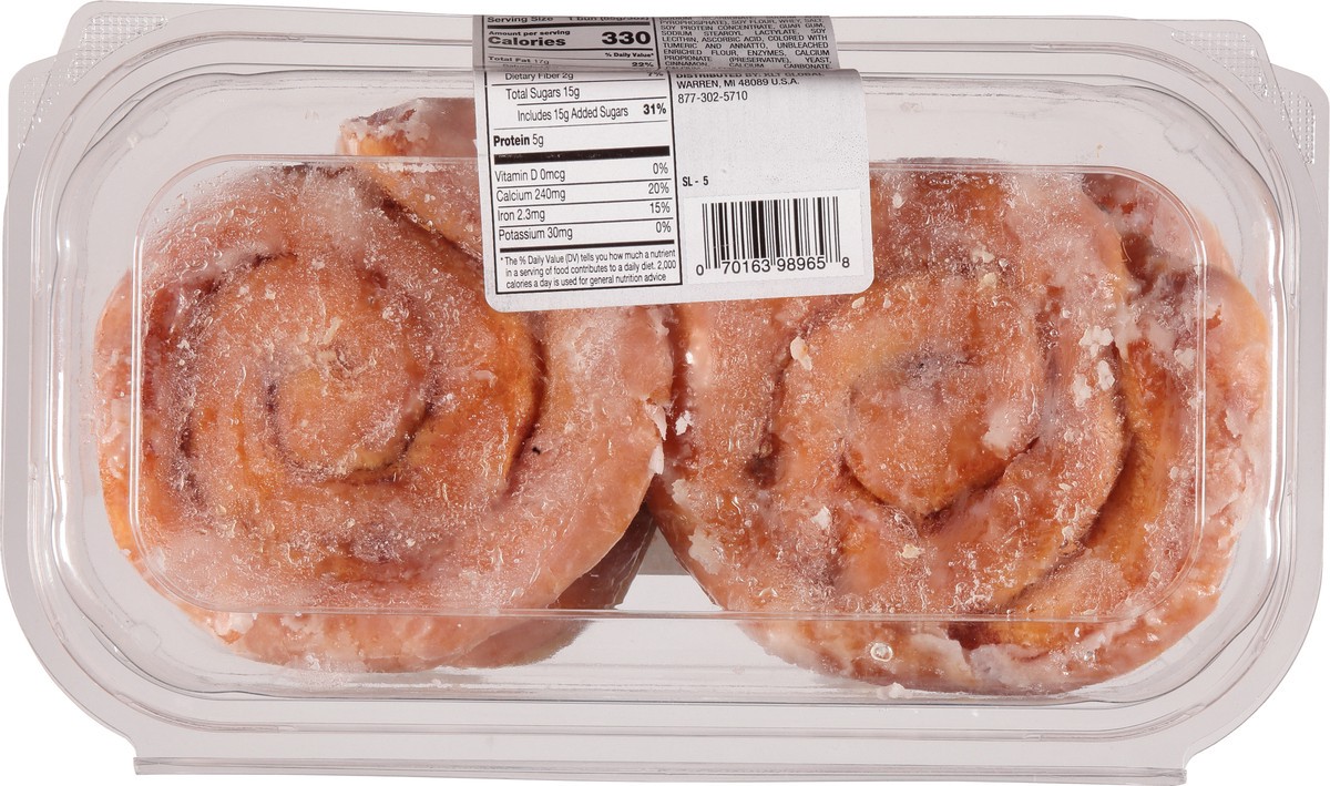 slide 8 of 14, Sabrina's Glazed Cinnamon Buns 12 oz, 12 oz