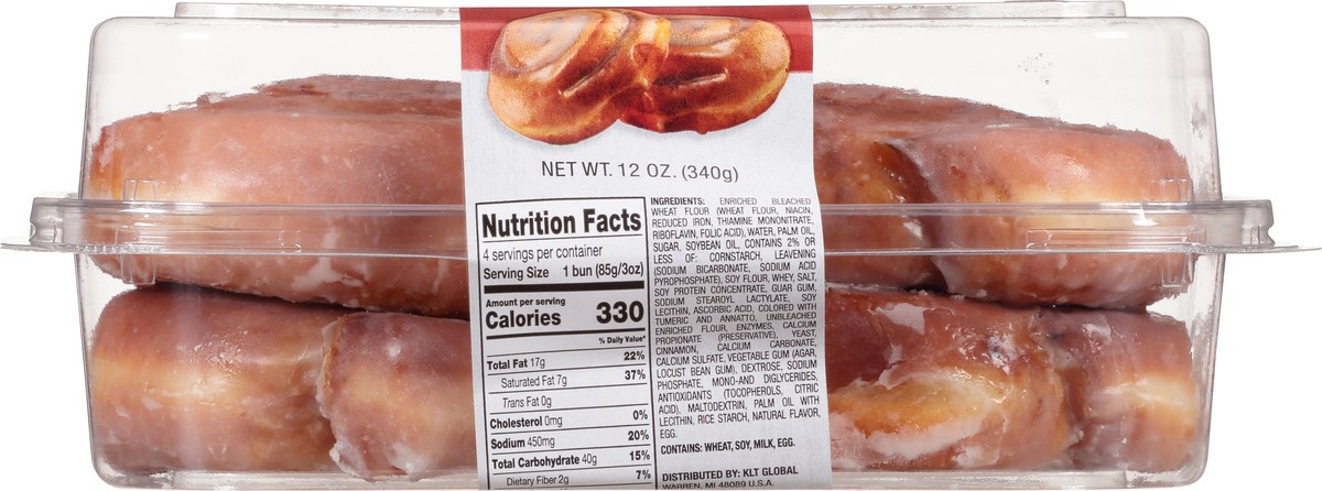 slide 9 of 14, Sabrina's Glazed Cinnamon Buns 12 oz, 12 oz