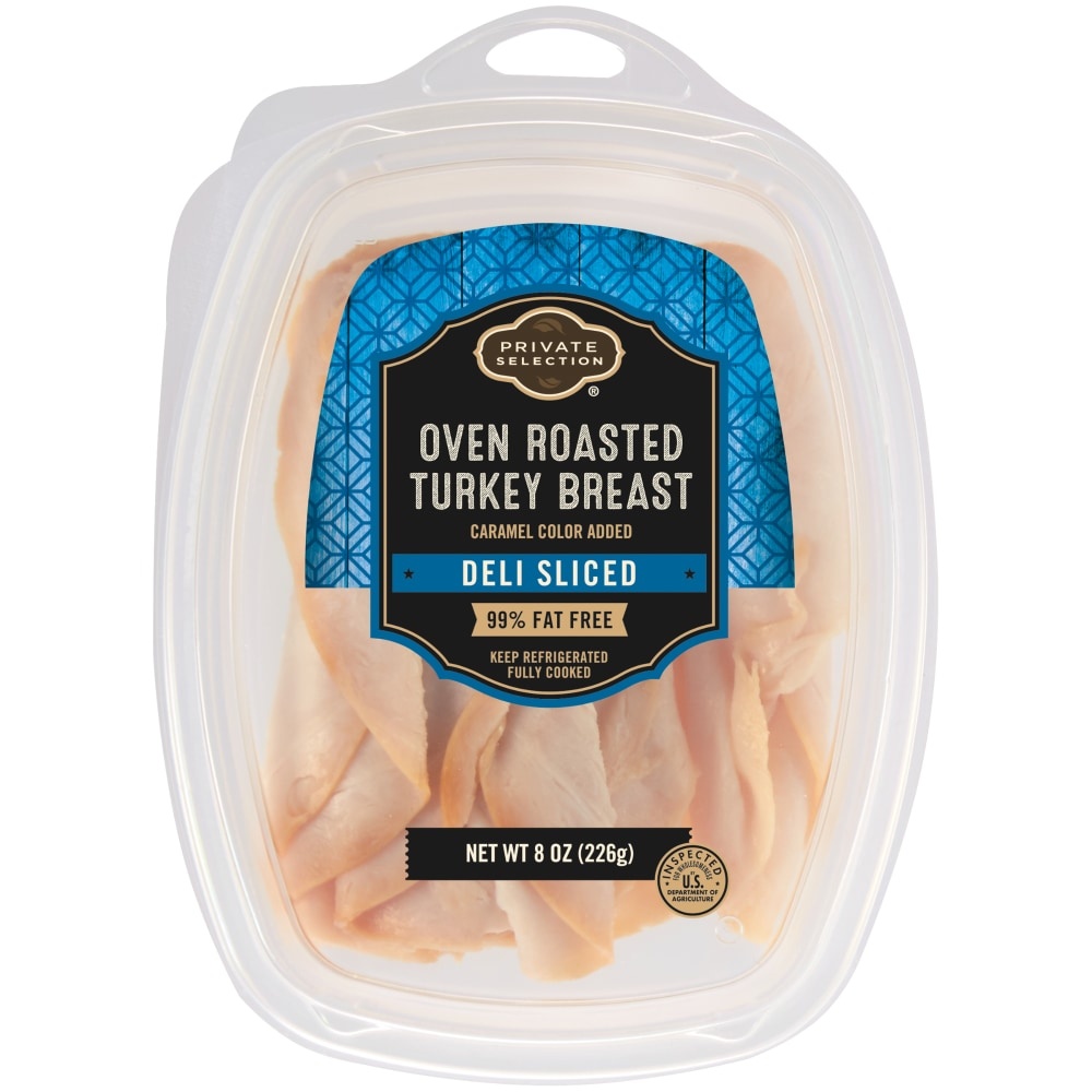 slide 1 of 1, Private Selection Oven Roasted Turkey Breast, 8 oz