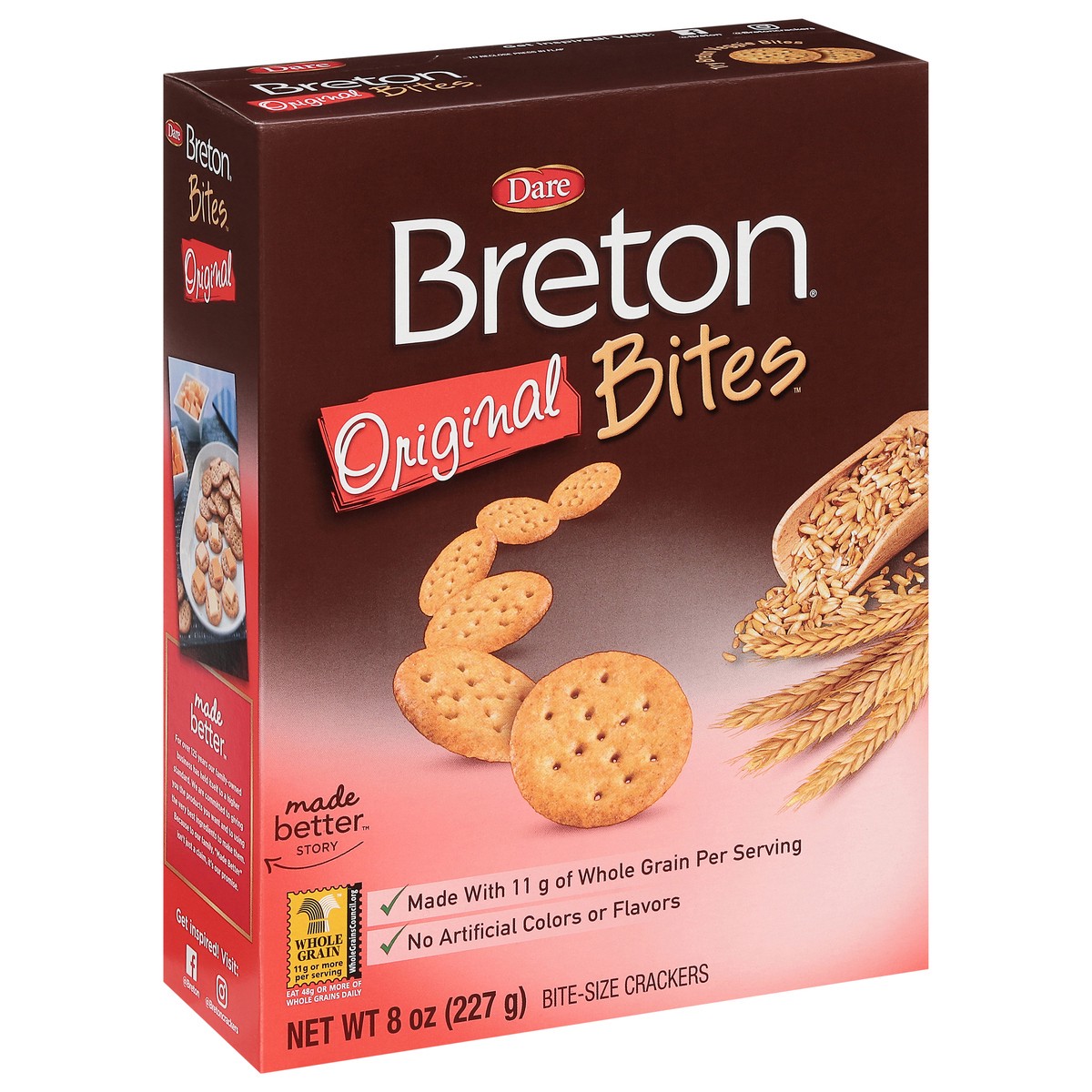 slide 2 of 9, Breton Dare Breton Original Bites, 8 oz