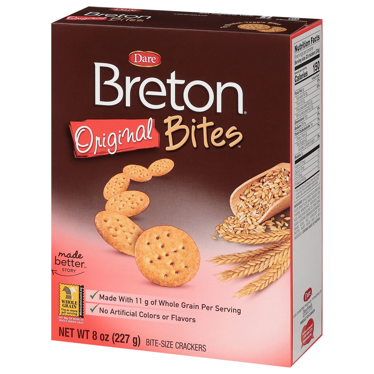 slide 3 of 9, Breton Dare Breton Original Bites, 8 oz