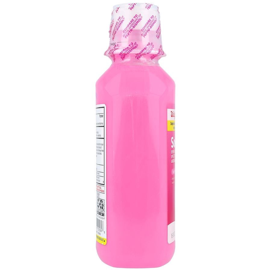 slide 4 of 5, Walgreens Soothe Bismuth Subsalicylate 525 mg Liquid Original, 16 fl oz