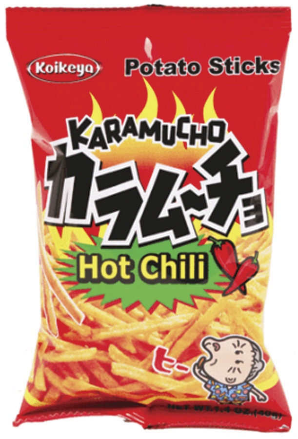 slide 1 of 1, Koikeya Karamucho Chili Sticks, 1.41 oz