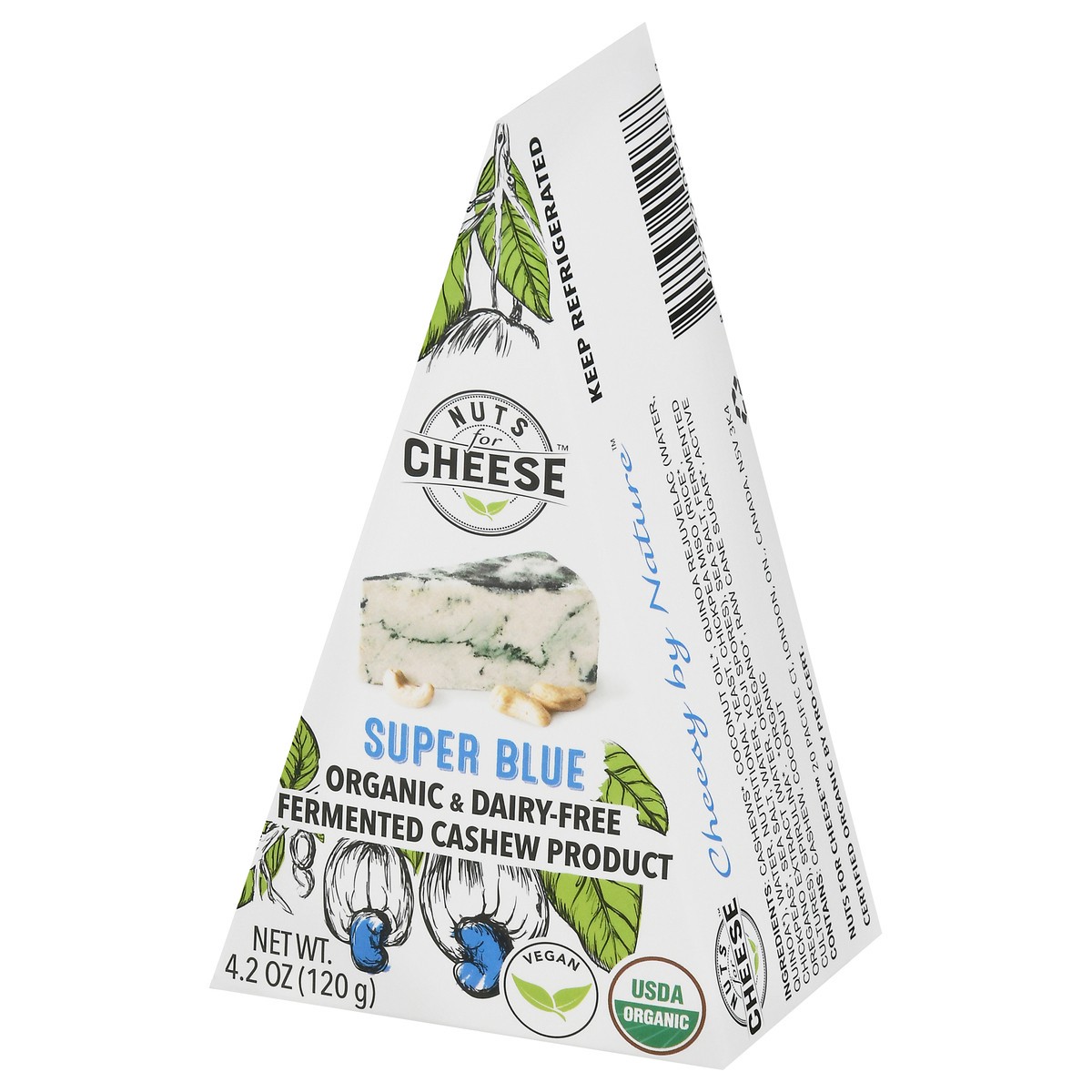 slide 8 of 9, Nuts for Cheese Organic & Dairy-Free Super Blue Fermented Cashew Product - 4.2 oz, 4.2 oz