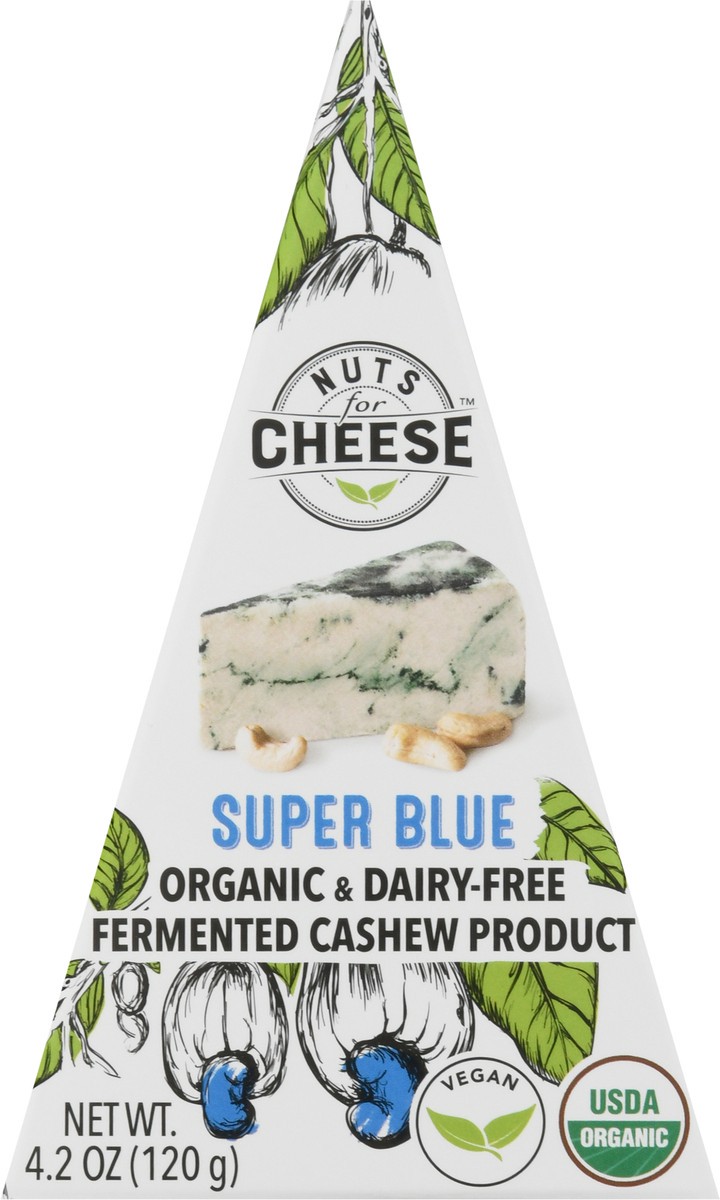 slide 1 of 9, Nuts for Cheese Organic & Dairy-Free Super Blue Fermented Cashew Product - 4.2 oz, 4.2 oz