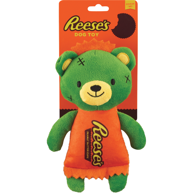 slide 1 of 1, Hrshy Reeses Plsh Zmbie Dg Toy, 1 ct
