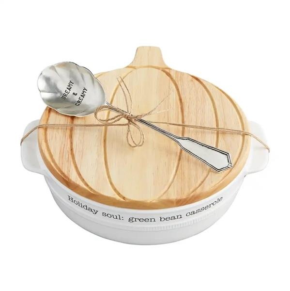 slide 1 of 1, Mud Pie Green Bean Casserole Dish Set, 3 ct
