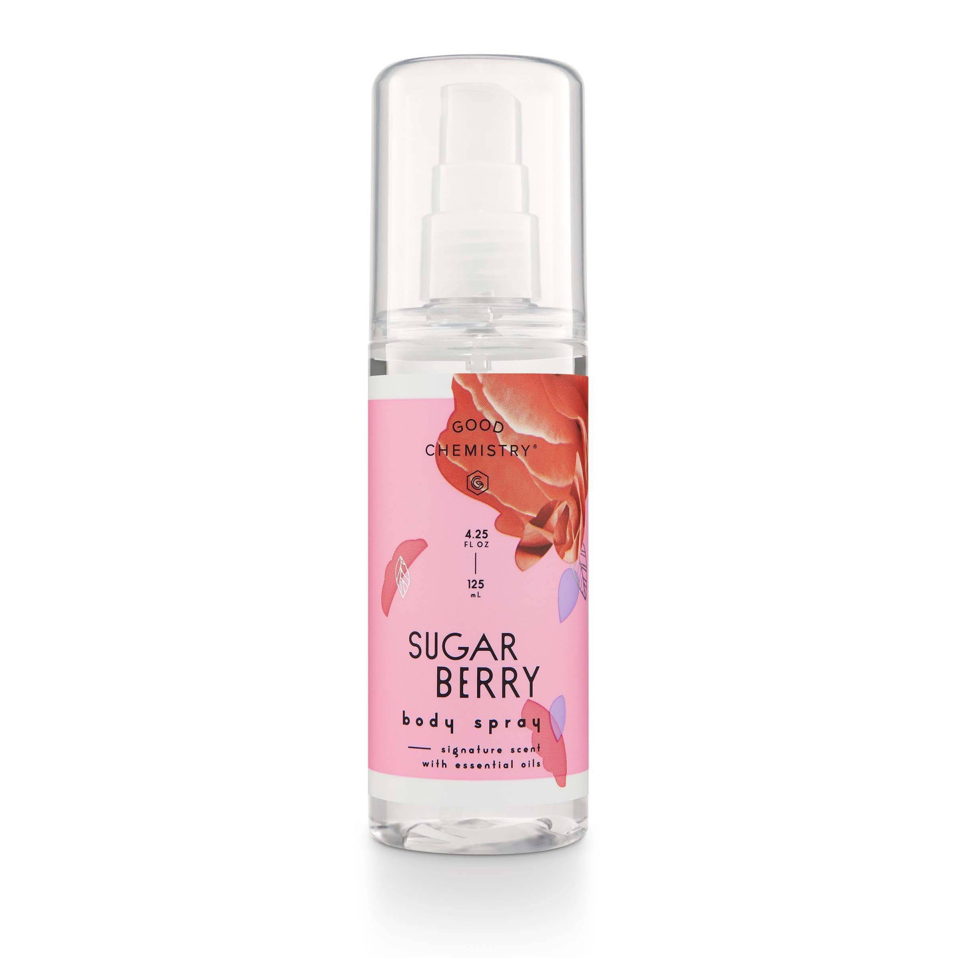 slide 1 of 3, Good Chemistry Sugar Berry by Good Chemistry - Women's Body Spray, 4.25 fl oz