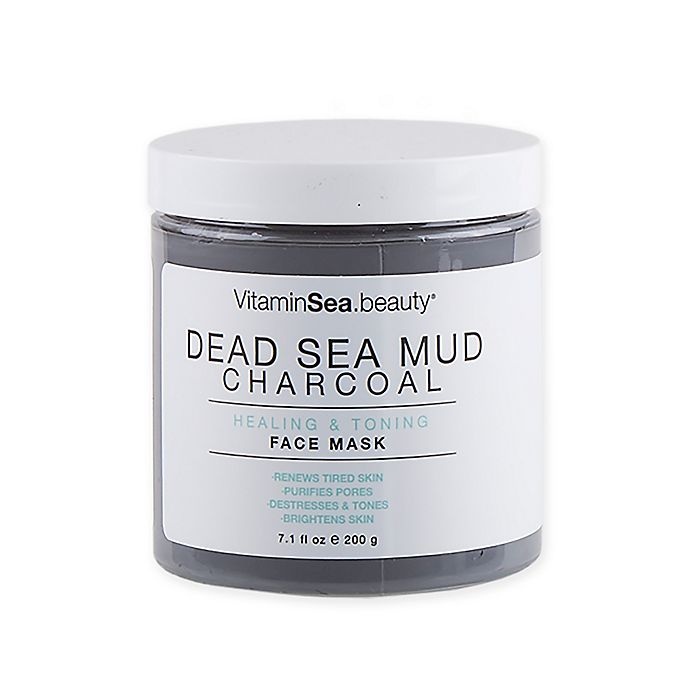 slide 1 of 2, VitaminSea.beauty Dead Sea Mud Charcoal Healing & Toning Face Mask, 8.5 fl oz