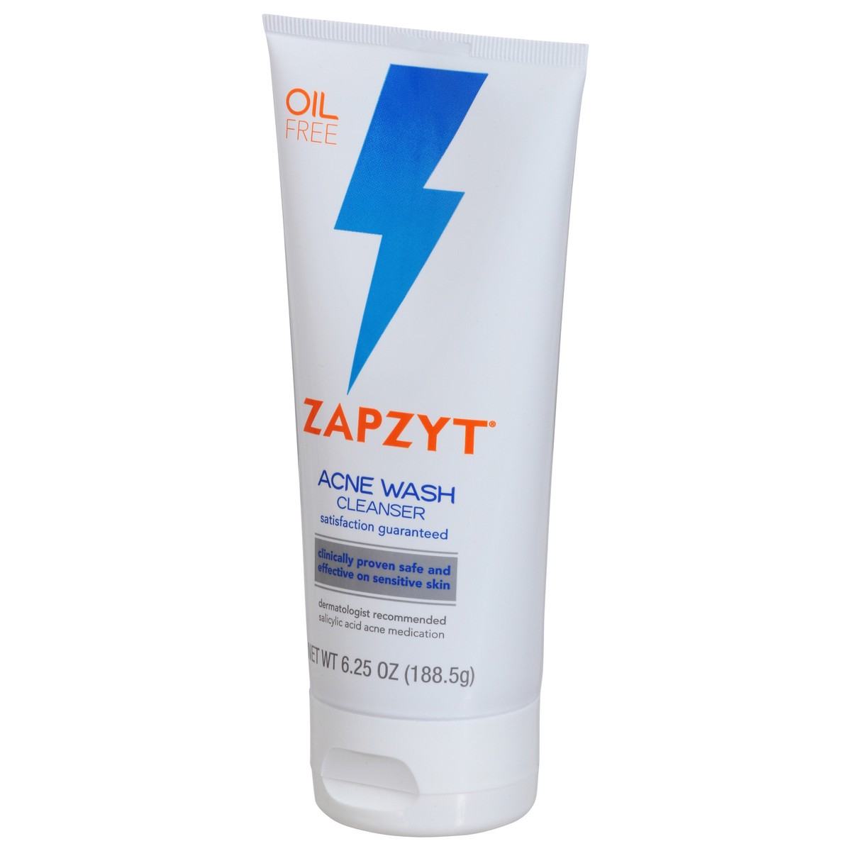 slide 3 of 9, Zapzyt Oil Free Acne Wash Cleanser 6.25 oz, 6.25 oz