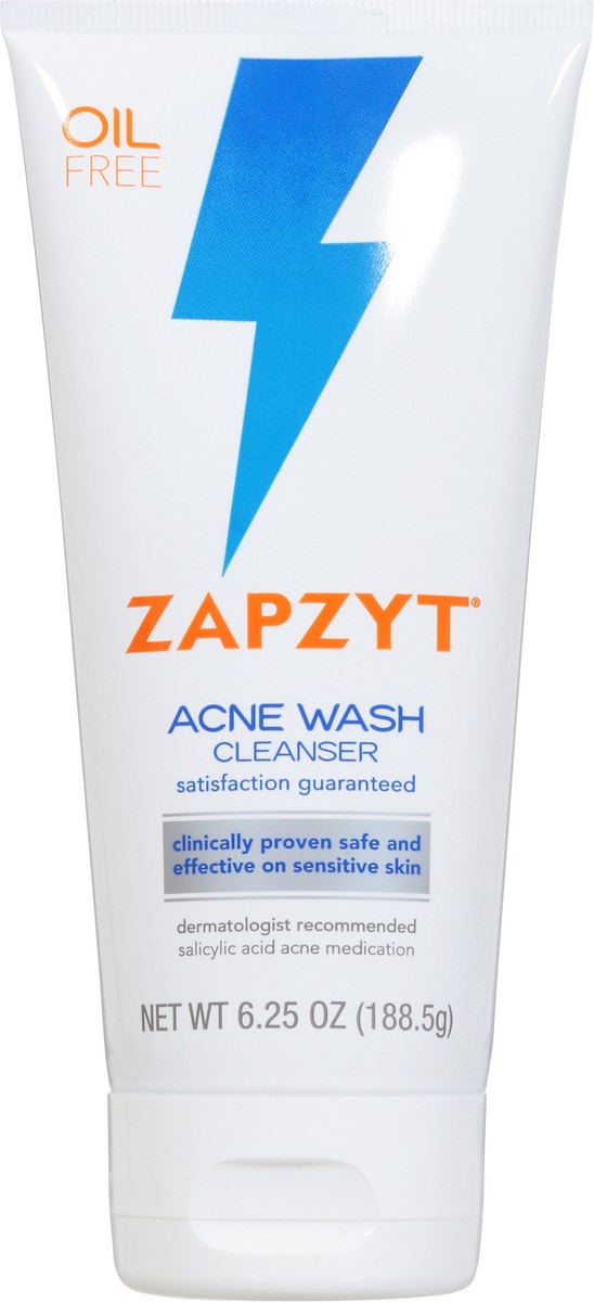 slide 6 of 9, Zapzyt Oil Free Acne Wash Cleanser 6.25 oz, 6.25 oz
