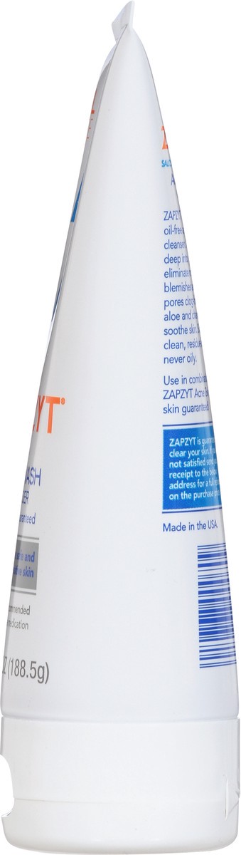 slide 8 of 9, Zapzyt Oil Free Acne Wash Cleanser 6.25 oz, 6.25 oz