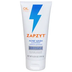 Zapzyt Oil-Free Acne Wash Cleanser 6.25 oz