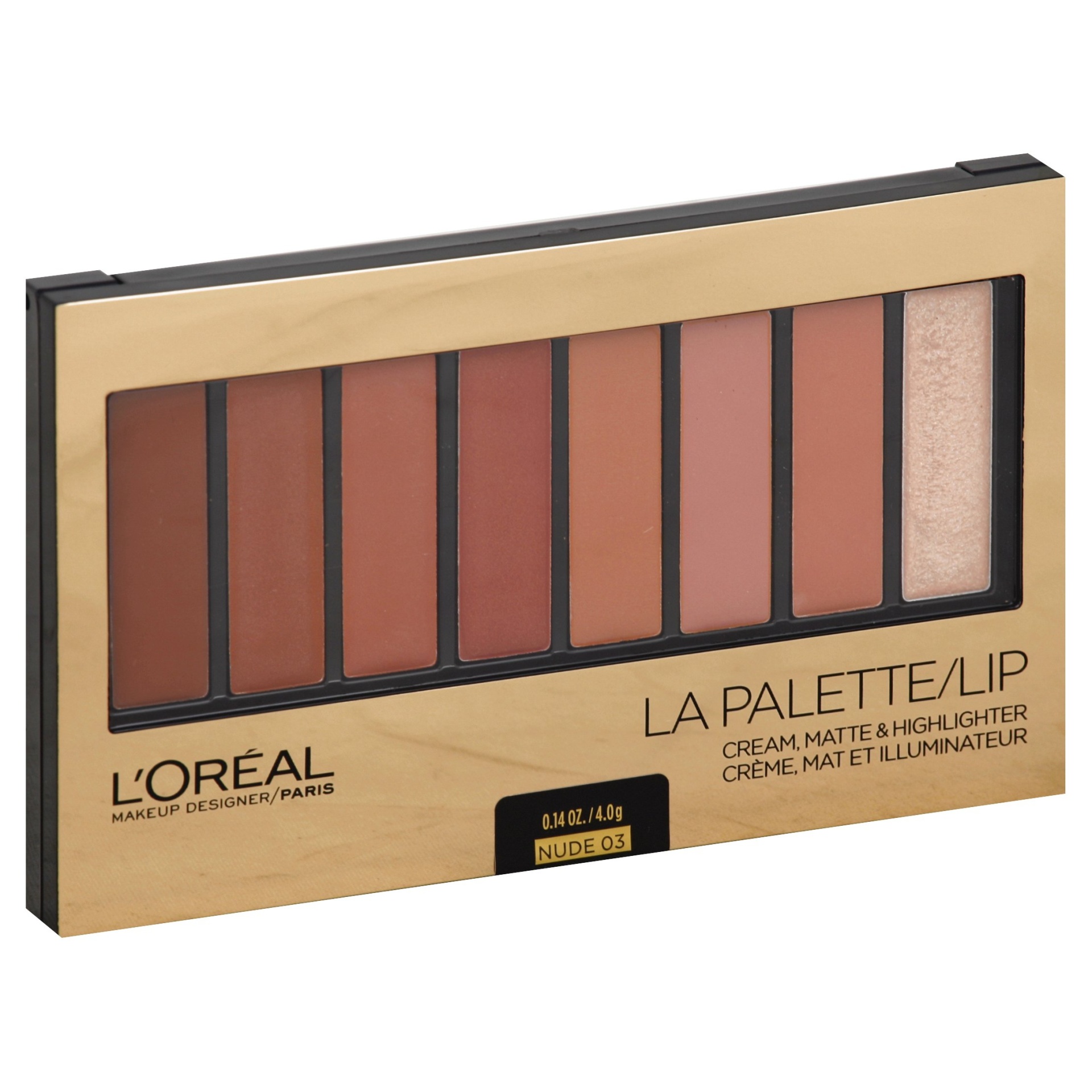 slide 1 of 3, L'Oréal Paris Colour Riche Lip Palette 03 Nude, 0.14 oz