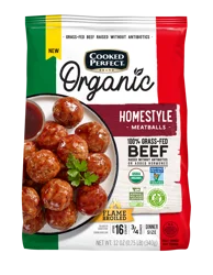 Cooked Perfect Organic Homestyle Meatballs