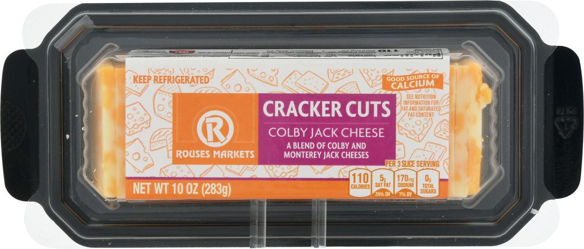 slide 13 of 13, Rouses Markets Cracker Cuts Colby Jack Cheese 10 oz, 10 oz