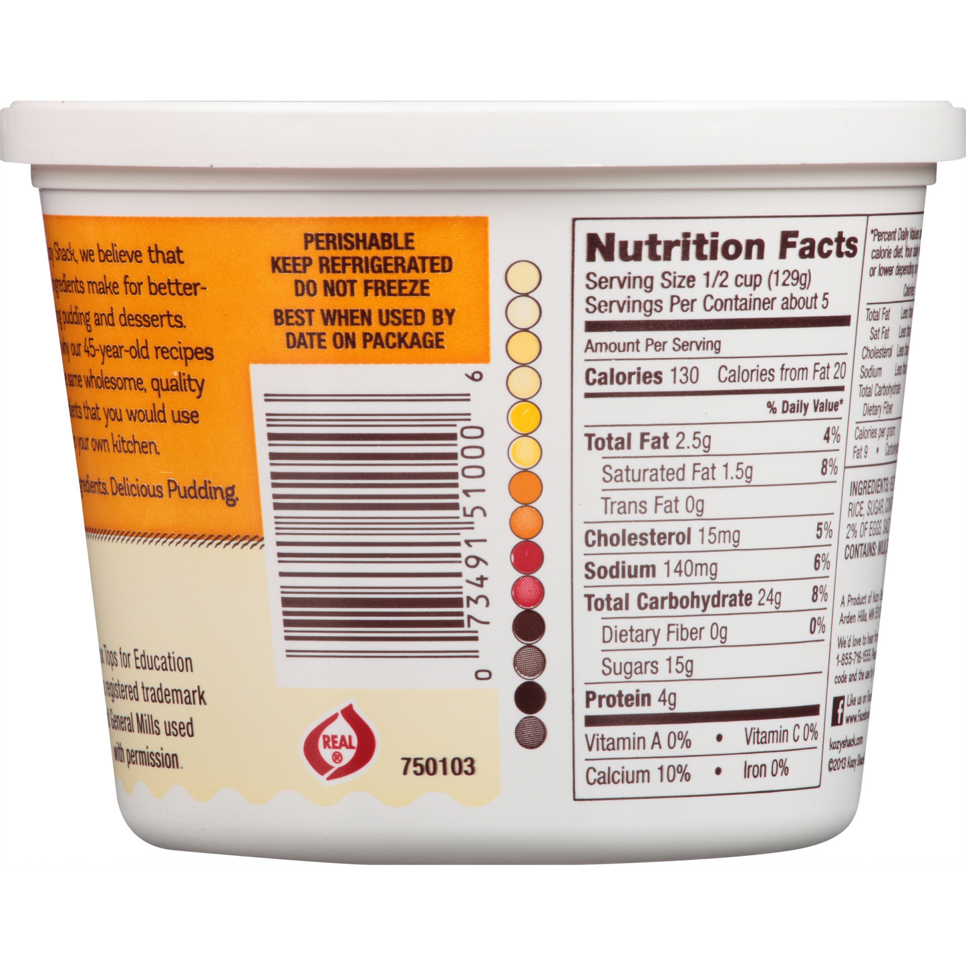 slide 3 of 6, Kozy Shack Original Rice Pudding, 22 oz