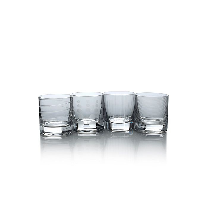 slide 1 of 1, Mikasa Cheers Double Old Fashioned Glasses - Smoke, 4 ct