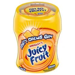 JUICY FRUIT Original Sugar Free Bubble Gum, 40 Piece Bottle