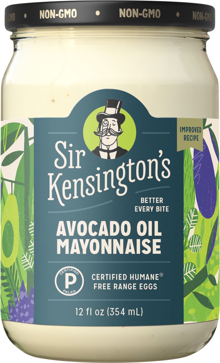 slide 5 of 7, Sir Kensington's Mayonnaise Avocado Oil Mayo 12 oz, 12 fl oz