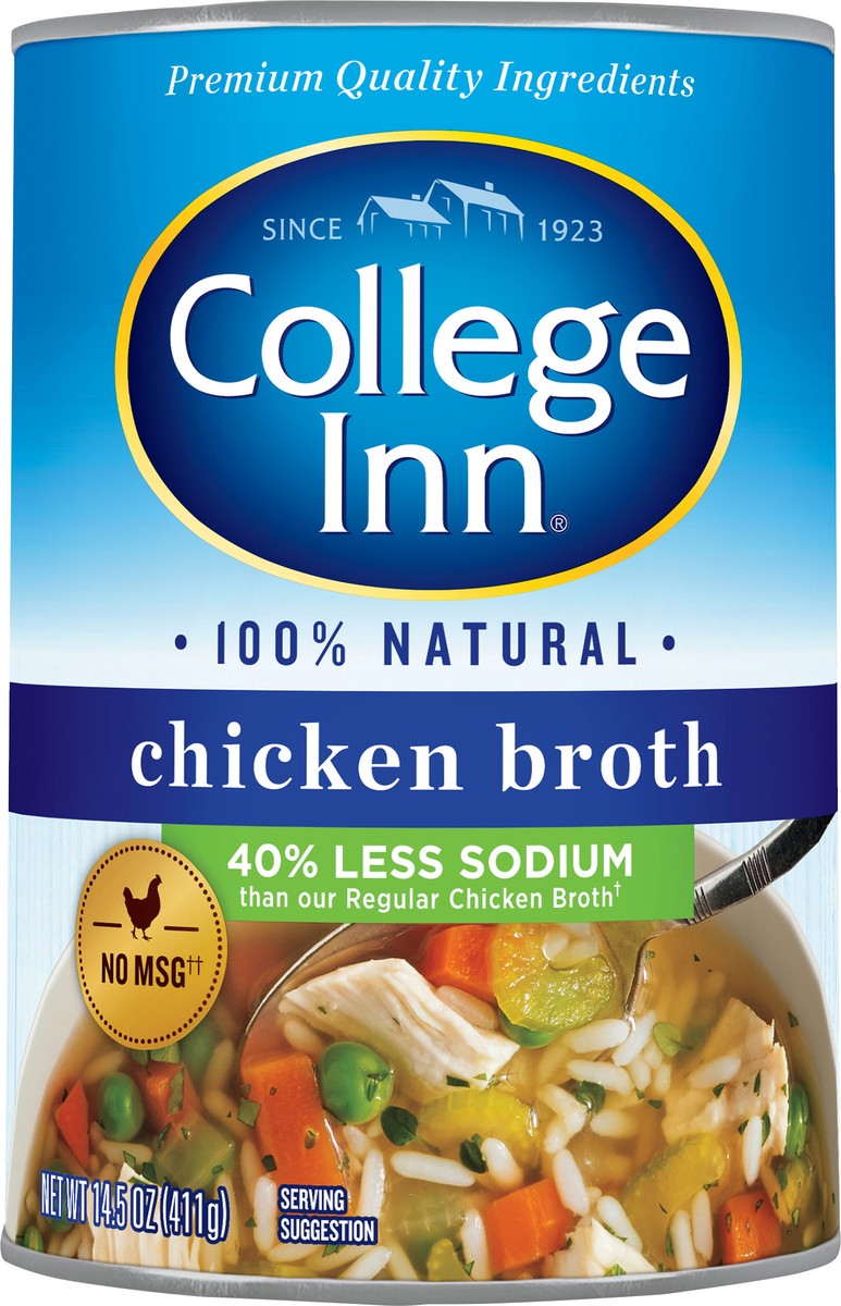 slide 2 of 6, College Inn Low Sodium Chicken Broth, 14.5 oz