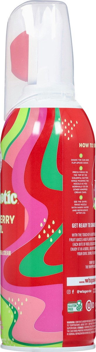 slide 11 of 13, Whipnotic Dairy Strawberry Swirl Whipped Topping 7 oz, 7 oz