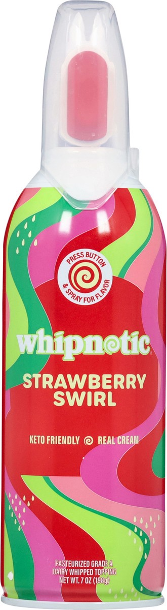 slide 6 of 13, Whipnotic Dairy Strawberry Swirl Whipped Topping 7 oz, 7 oz