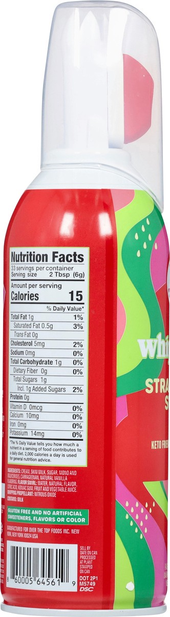 slide 9 of 13, Whipnotic Dairy Strawberry Swirl Whipped Topping 7 oz, 7 oz